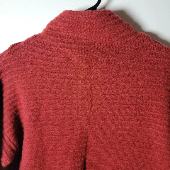 Madewell Bellmont Mockneck Sweater in Rust | Fall Sweater | Size XS - Picture 7 of 7
